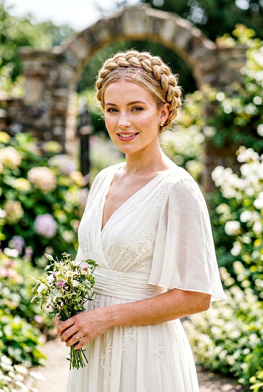 Crown Braid - 20 glitter roots hairstyle ideas - 20 glitter roots hairstyle ideas