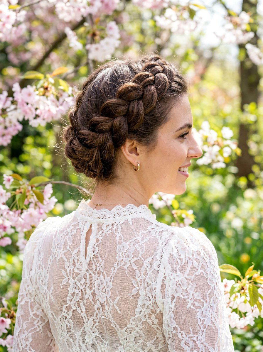 Crown Braid For Long Thick Hair - 20 simple hairstyle for thick long hair - 20 simple hairstyle for thick long hair