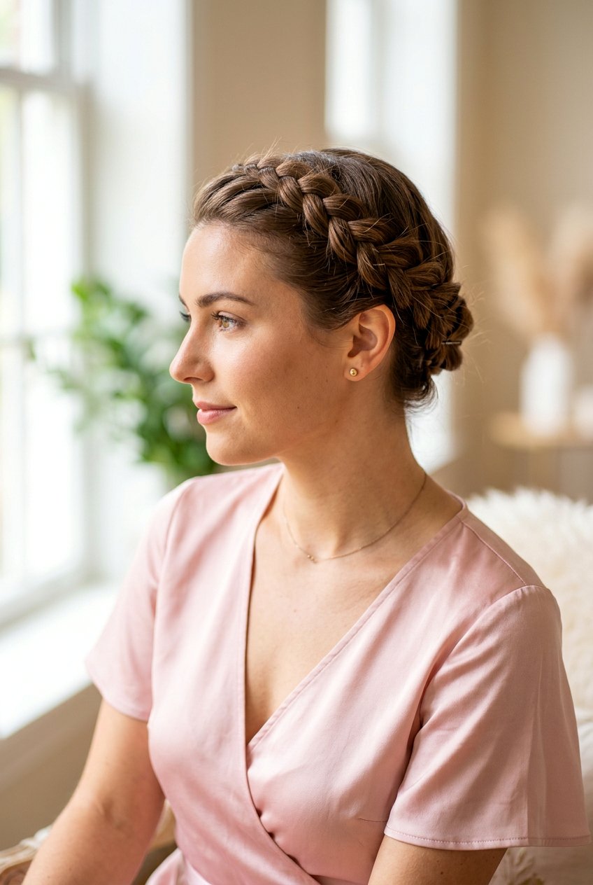 Crown Braid For Medium Hair - 20 summer braid hairstyle for medium hair - 20 summer braid hairstyle for medium hair