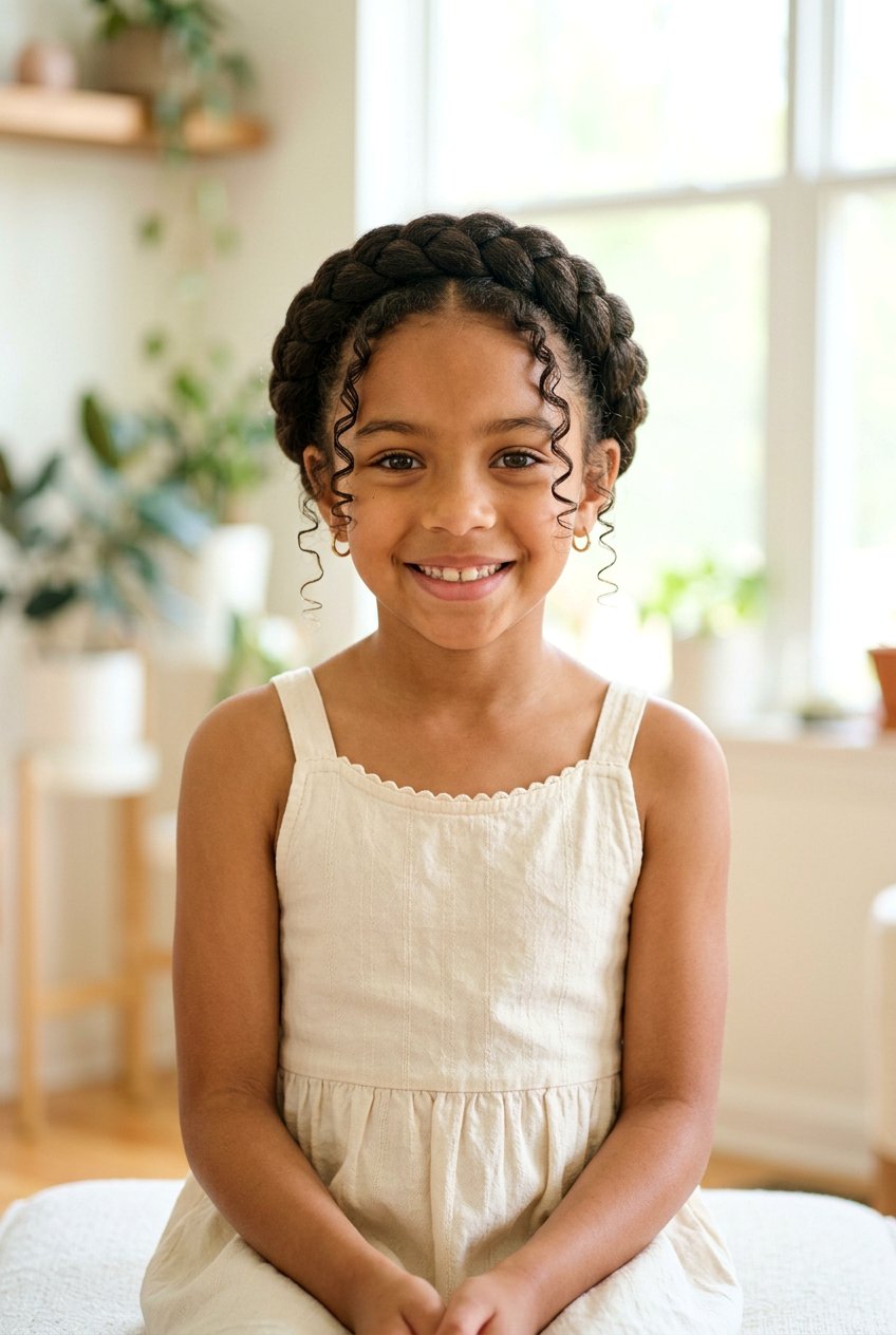 Crown Braid For Mixed Girls - 20 braid styles for mixed girls - 20 braid styles for mixed girls