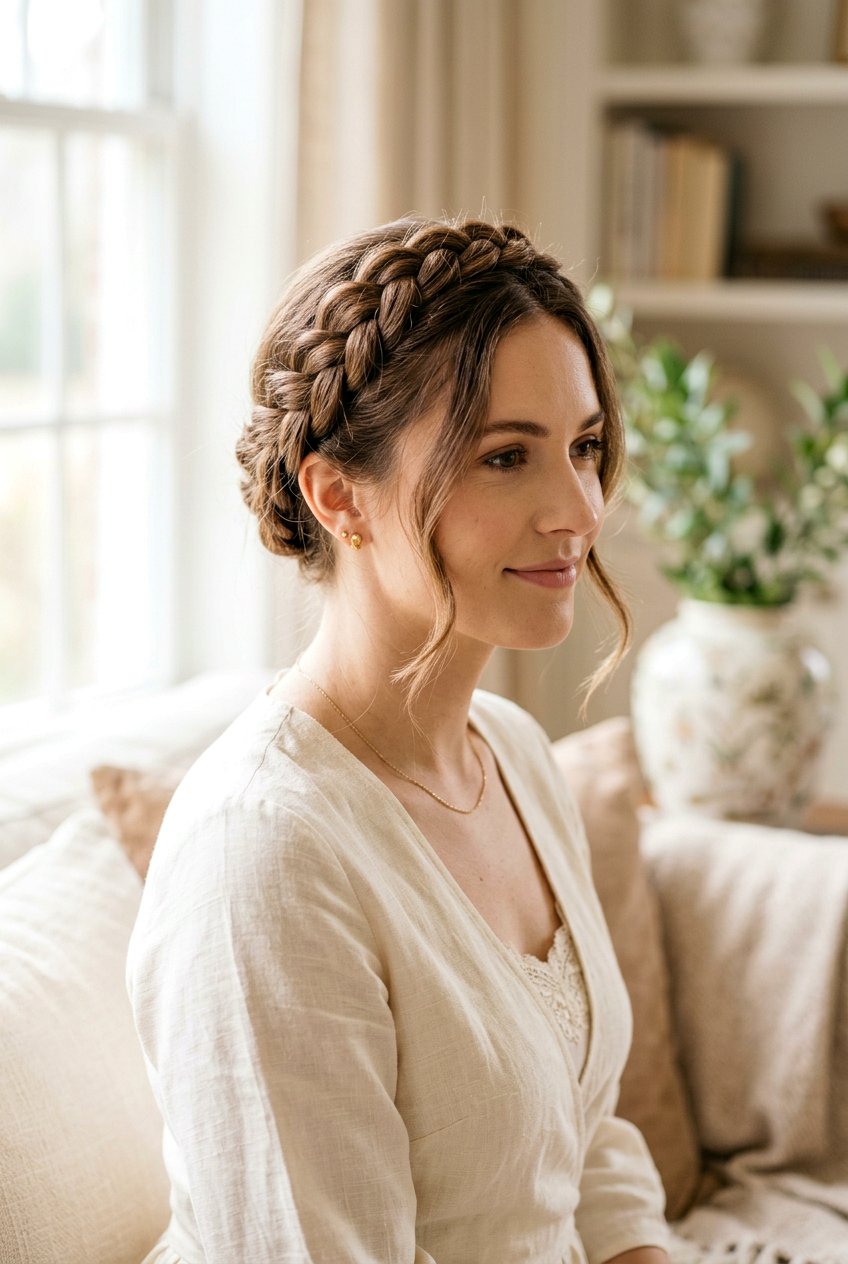 Crown Braid Style - 20 cowgirl braid hairstyles - 20 cowgirl braid hairstyles