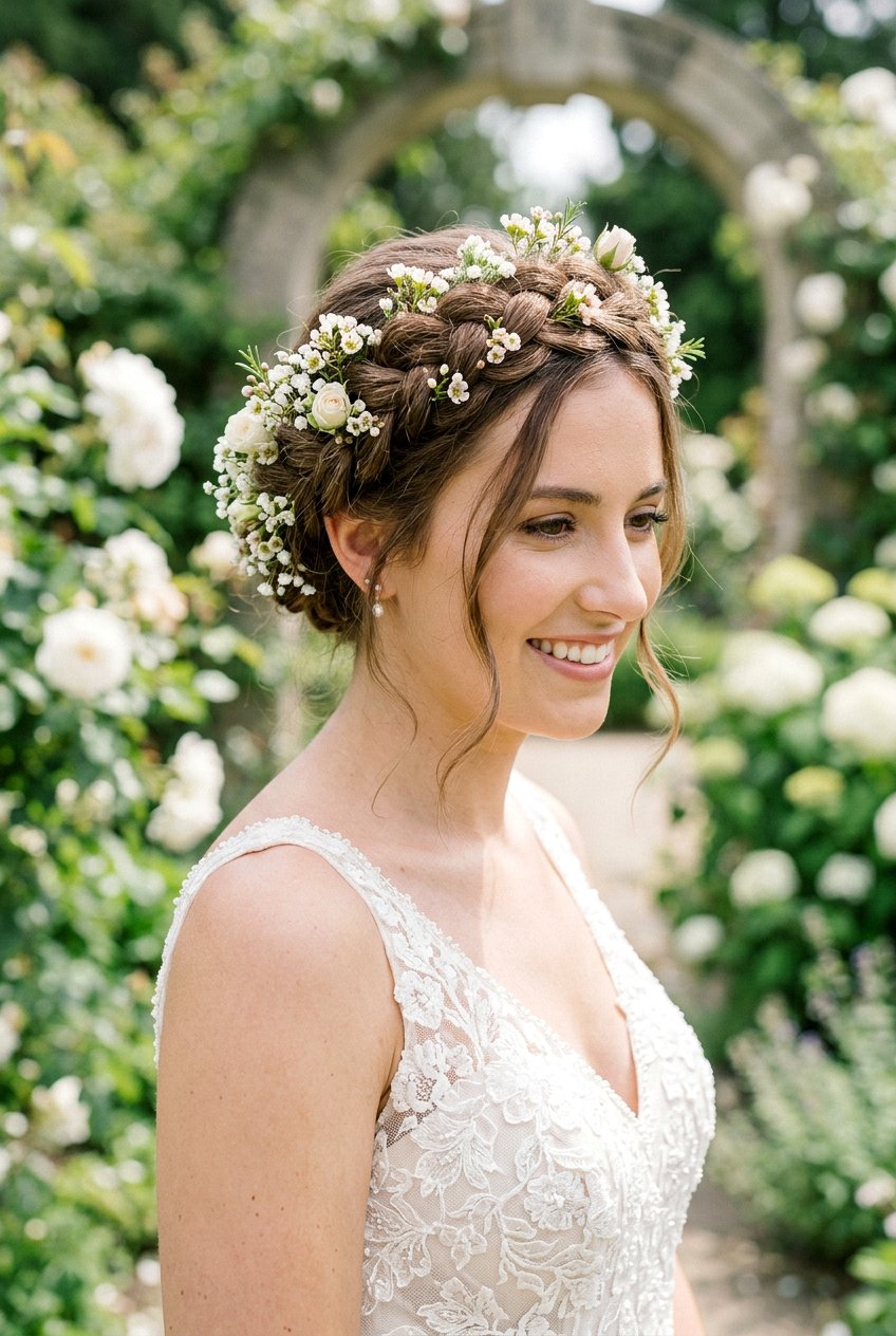 Crown Floral Braid - 20 floral braid hairstyle - 20 floral braid hairstyle