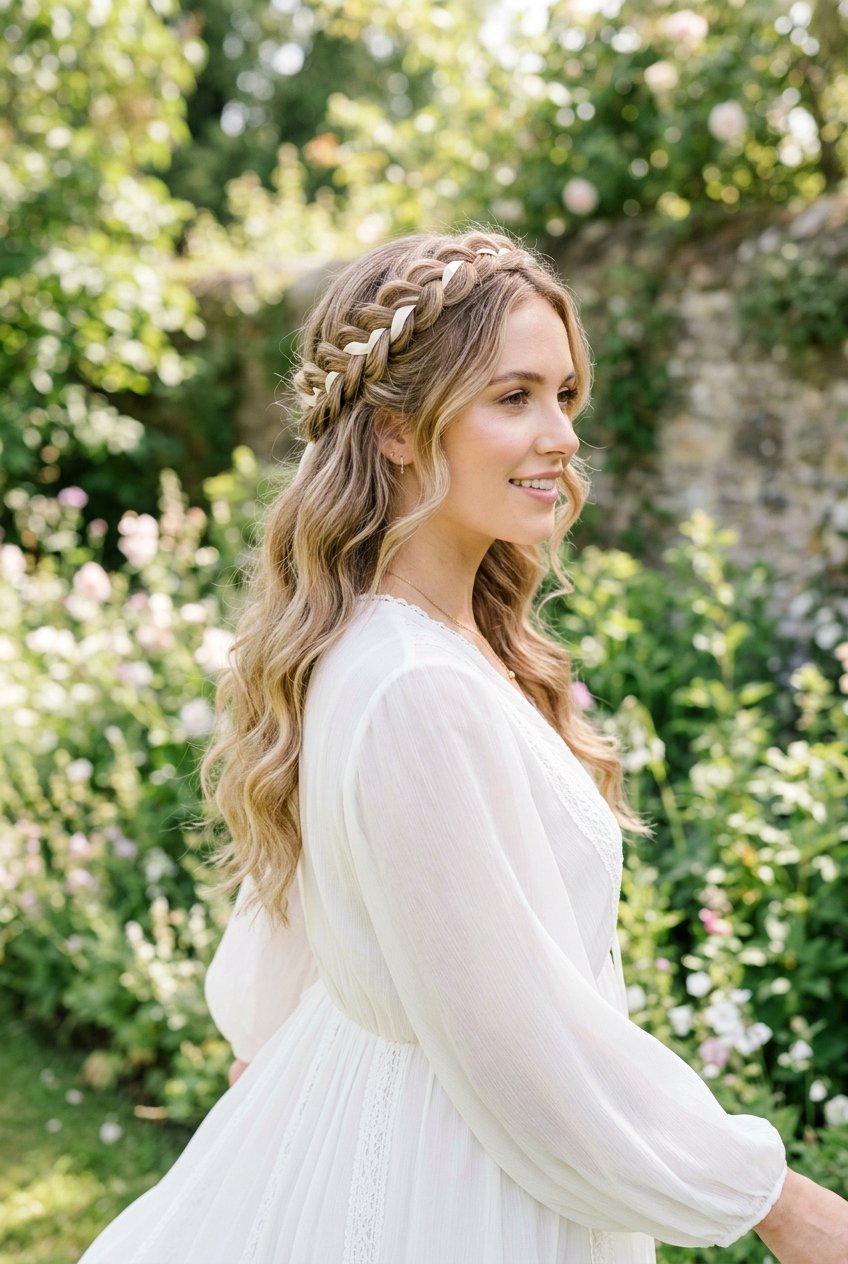 Crown Ribbon Woven Braid - 20 ribbon woven braid hairstyle - 20 ribbon woven braid hairstyle