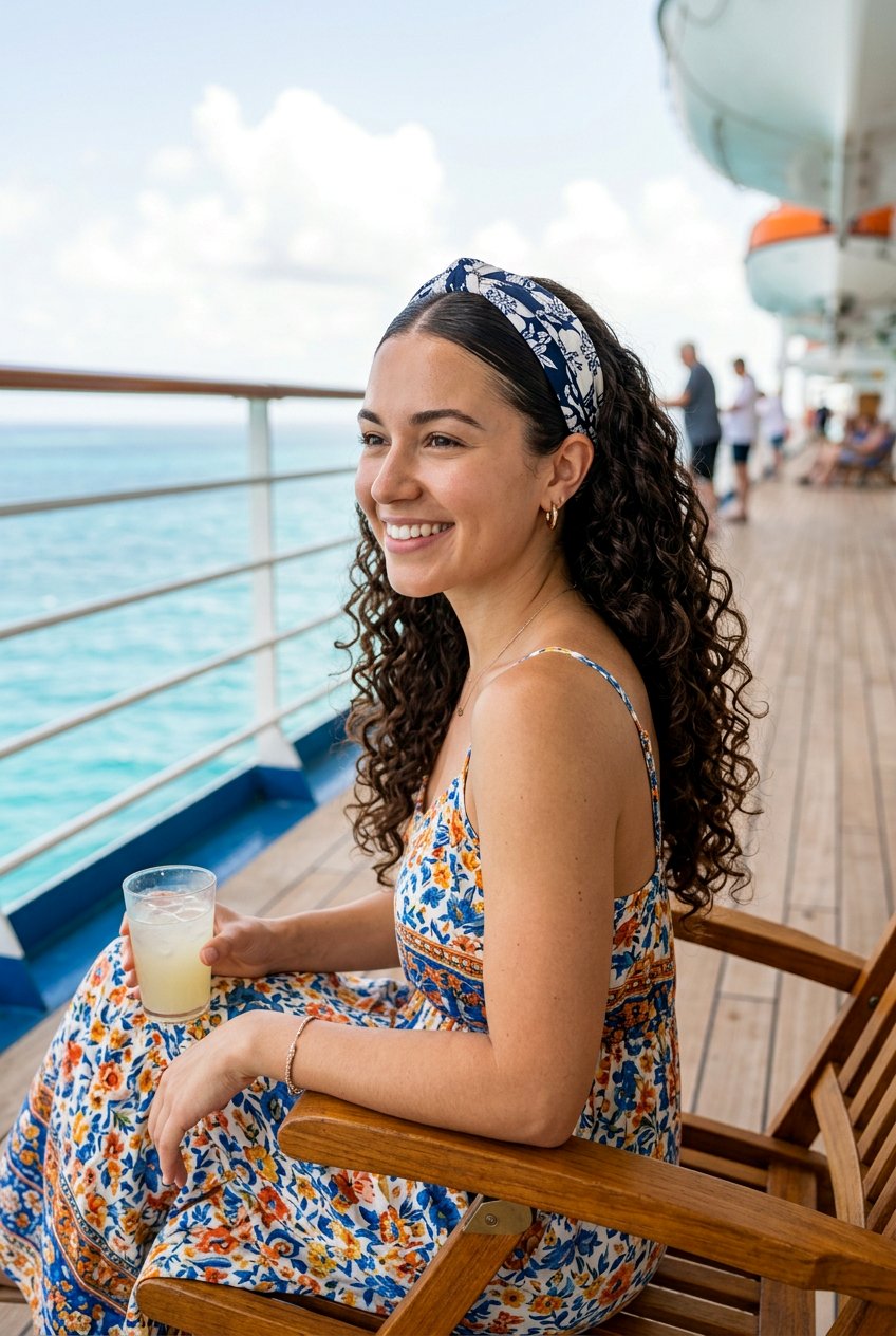 Cruise Ready Headband Hairstyle - 20 cruise hairstyles for women - 20 cruise hairstyles for women