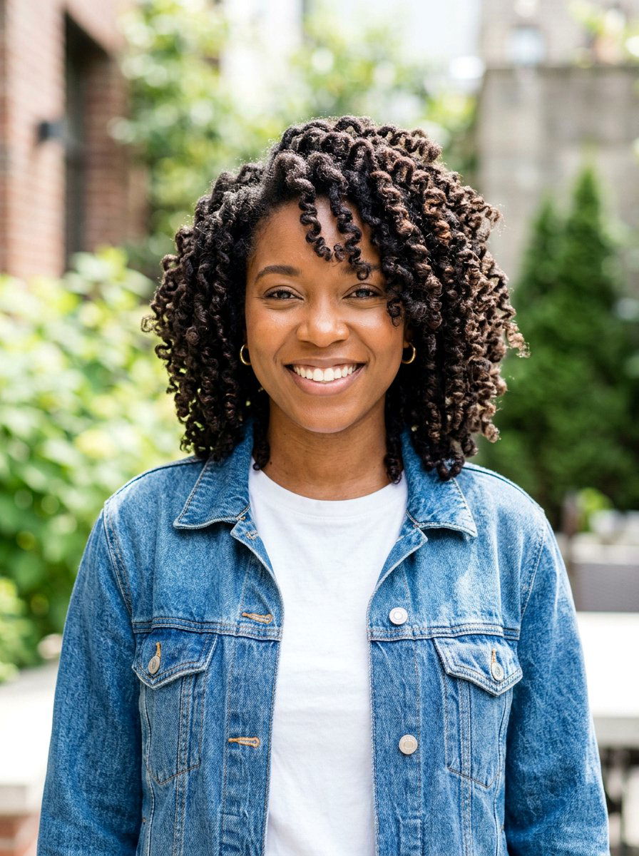 20 Stylish Shoulder Length Loc Styles You Will Absolutely Love