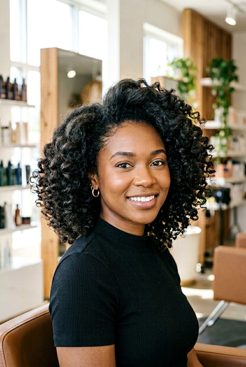 Curly 90s Blowout - 20 90s blowout hairstyle - 20 90s blowout hairstyle