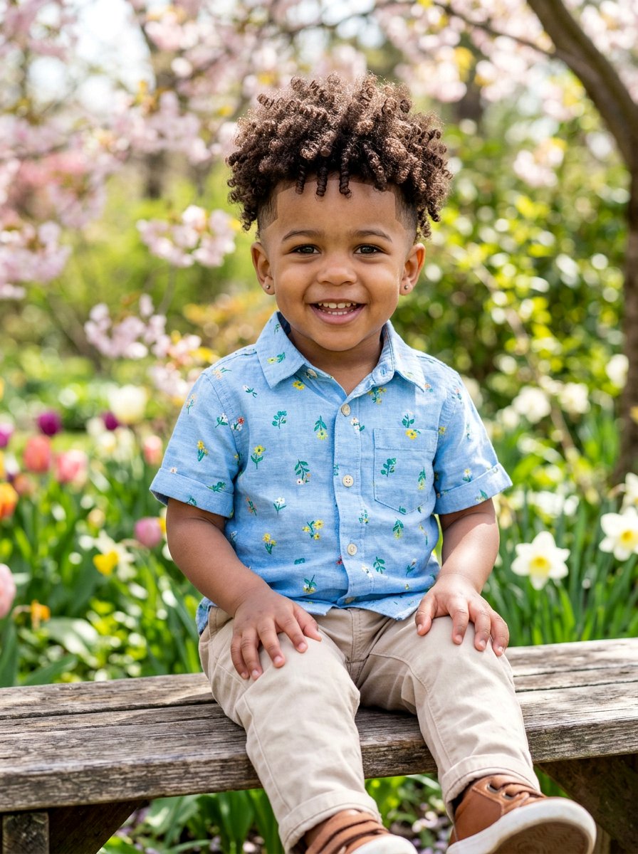 Curly Afro Fade - 20 toddler afro haircut ideas - 20 toddler afro haircut ideas