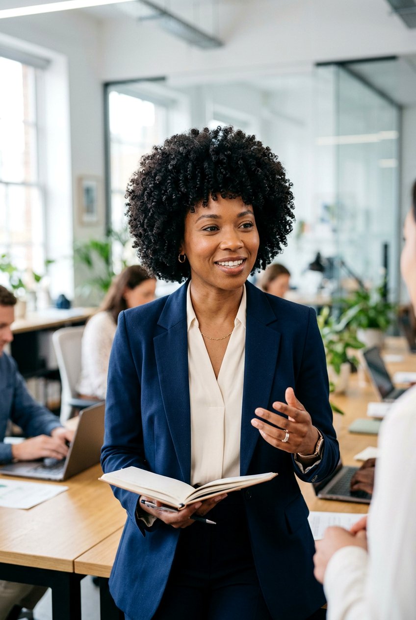 Curly Afro For Work - 20 curly work hairstyles - 20 curly work hairstyles