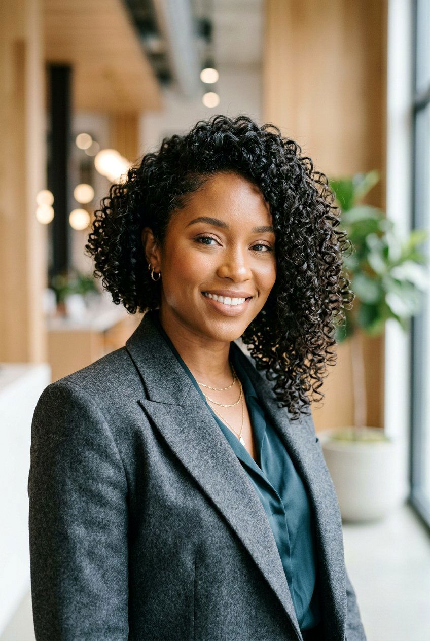 Curly Asymmetrical Bob Haircut - 20 low maintenance haircut for mature curls - 20 low maintenance haircut for mature curls