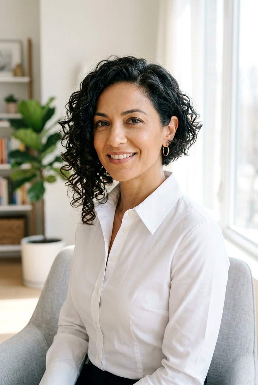 Curly Asymmetrical Bob - 20 curly haircut for women over 60 - 20 curly haircut for women over 60