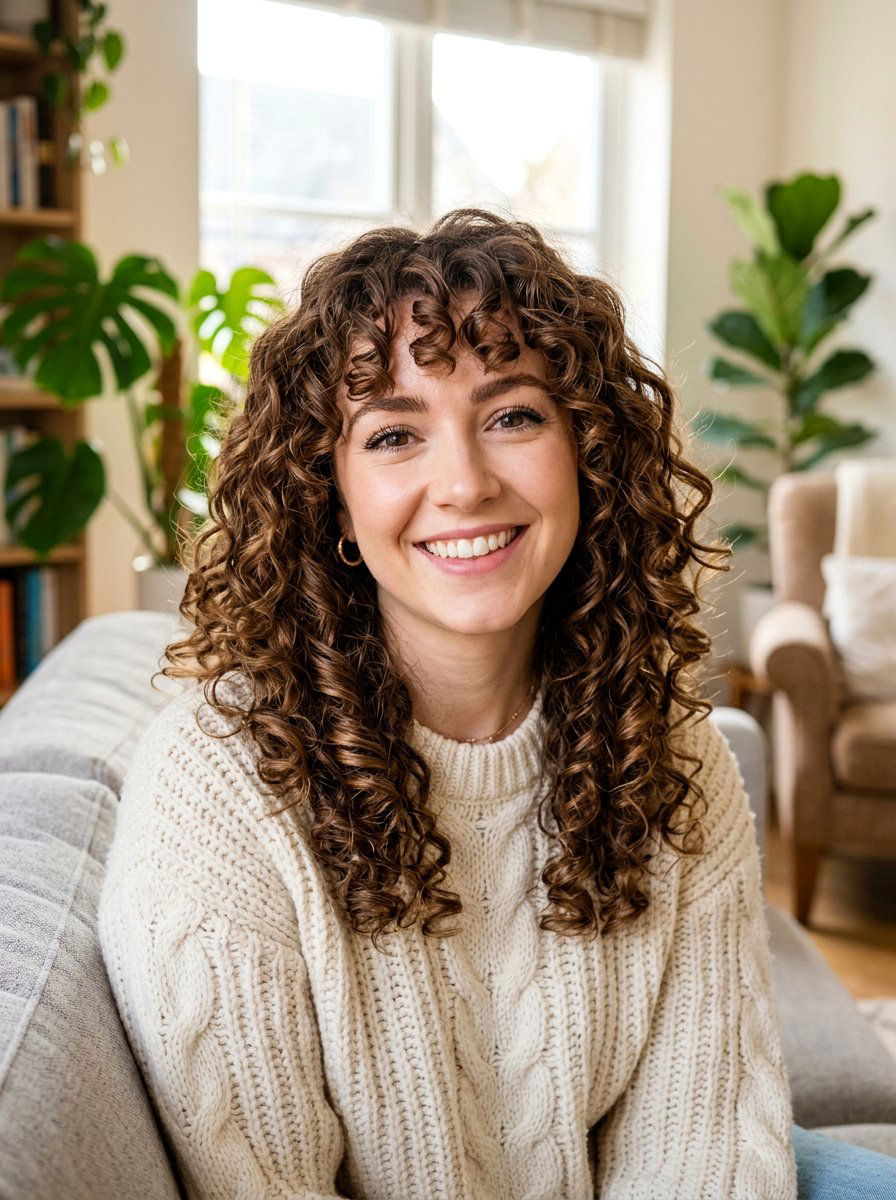 Curly Bangs Haircut For 3b Hair - 20 haircut for 3b curly hair - 20 haircut for 3b curly hair