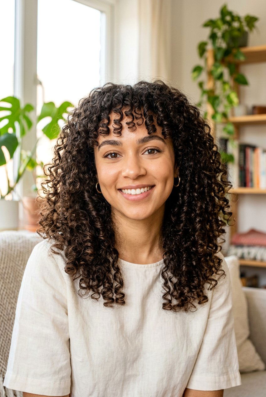 Curly Bangs Oval Face - 20 bangs for oval face - 20 bangs for oval face