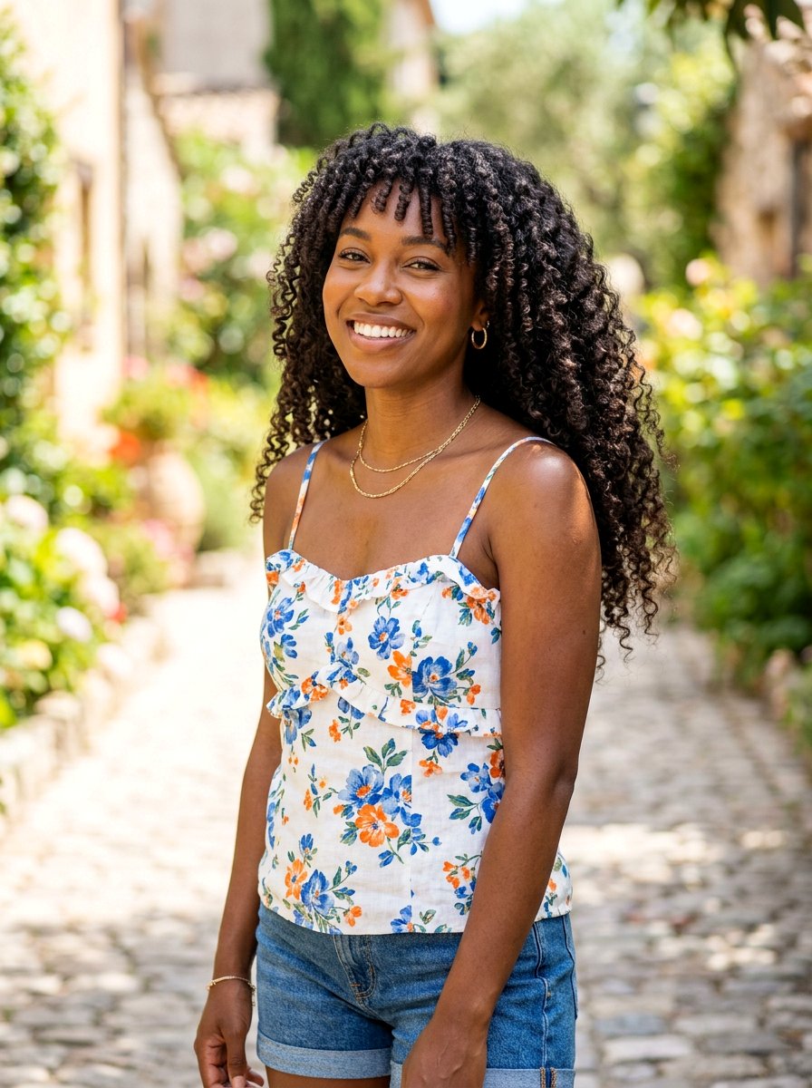 Curly Bangs With Length Haircut For 4b Hair - 20 haircut for 4b natural hair - 20 haircut for 4b natural hair