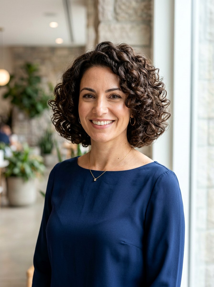 Curly Bell Shape Haircut - 20 haircut for tight curls women - 20 haircut for tight curls women