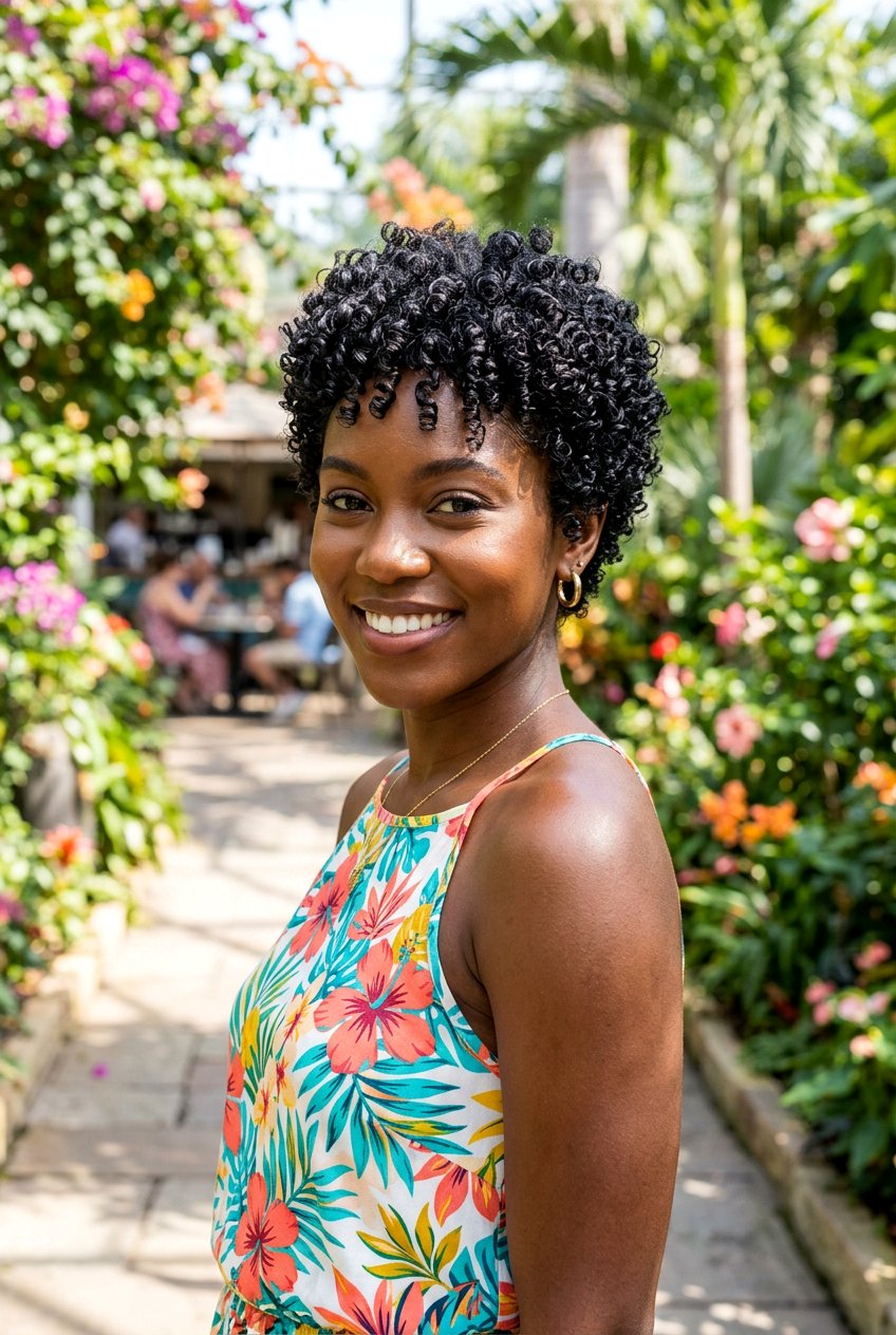 Curly Black Pixie With Gloss - 20 glossy black pixie haircut - 20 glossy black pixie haircut