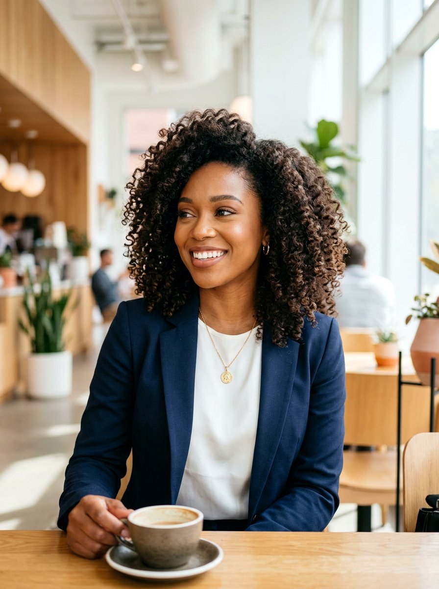 Curly Blowout - 20 interview hairstyle with simple blowout - 20 interview hairstyle with simple blowout