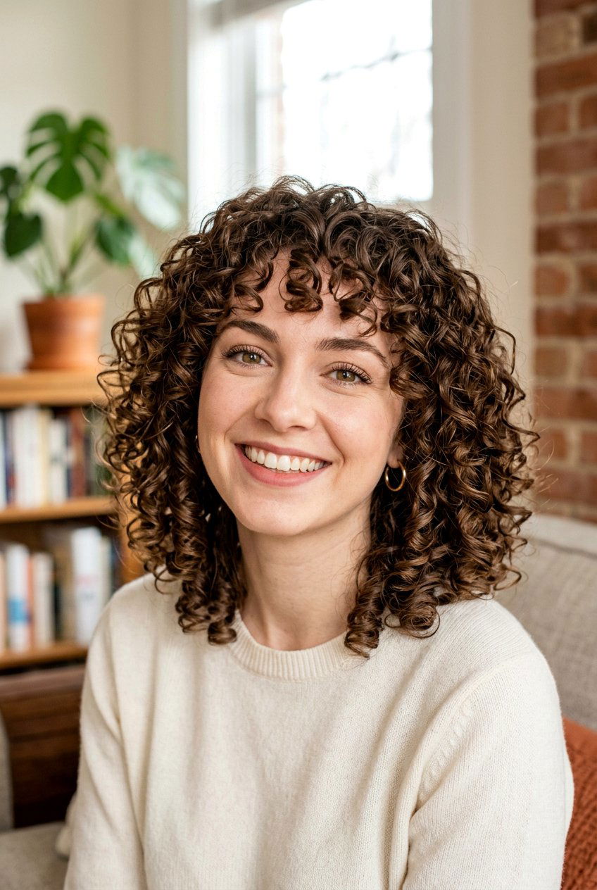 Curly Bob - 20 short hairstyles for women over 40 - 20 short hairstyles for women over 40