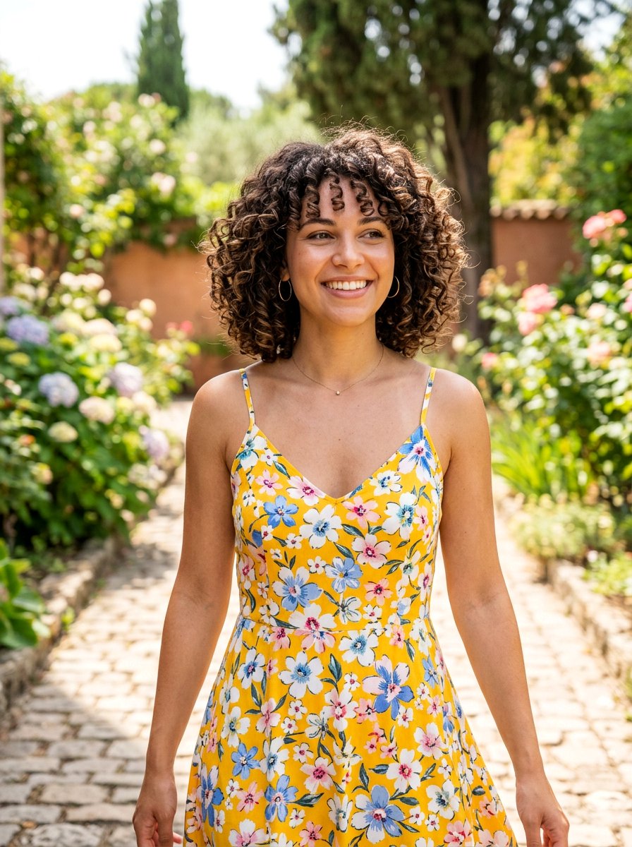 Curly Bob - 20 haircut to fix awkward grow out stage - 20 haircut to fix awkward grow out stage