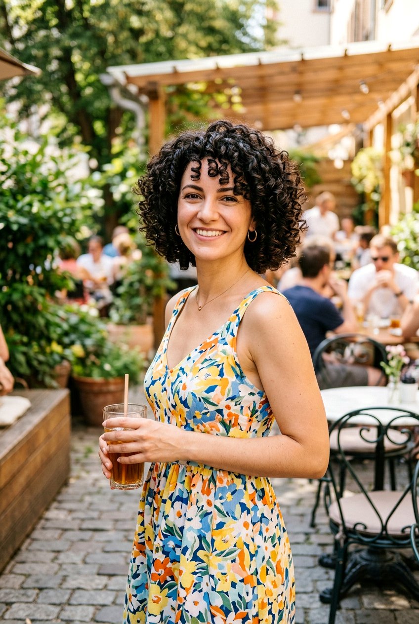 Curly Bob - 20 moms haircut ideas for low maintenance - 20 moms haircut ideas for low maintenance