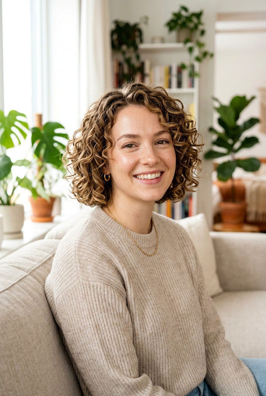 Curly Bob For Fine Hair - 20 low maintenance haircut for curly fine hair - 20 low maintenance haircut for curly fine hair