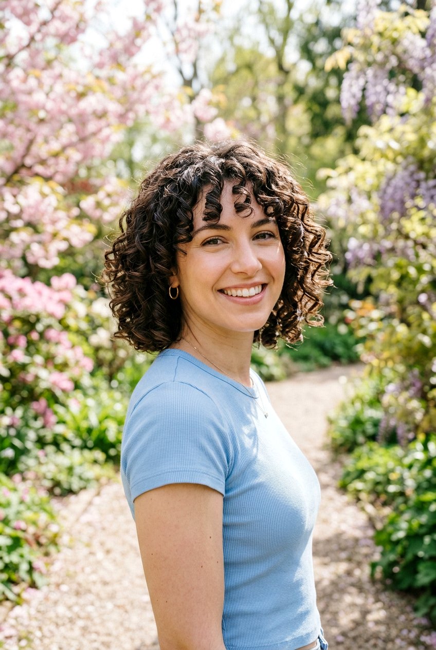 Curly Bob Haircut - 20 best haircut for natural curly hair - 20 best haircut for natural curly hair