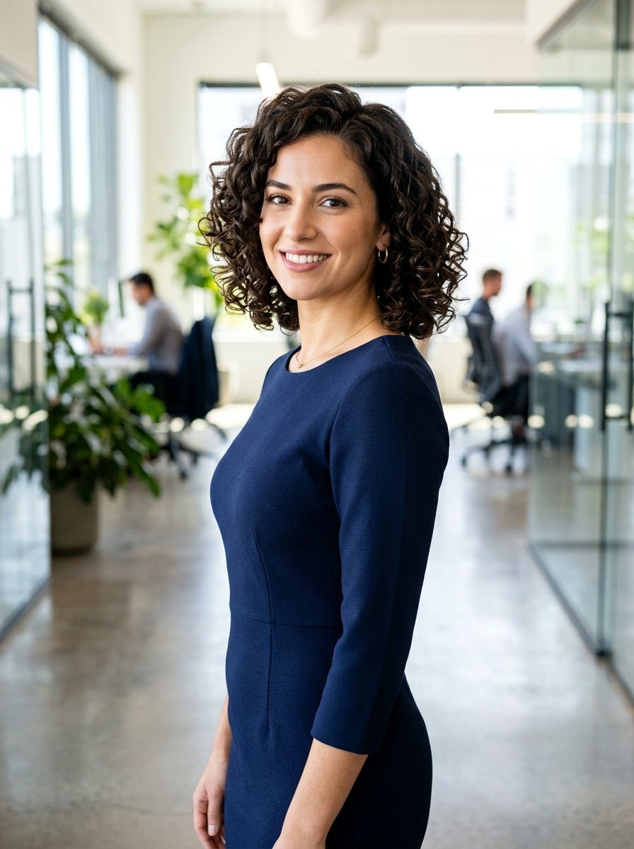 Curly Bob Haircut - 20 elegant haircut for office women - 20 elegant haircut for office women