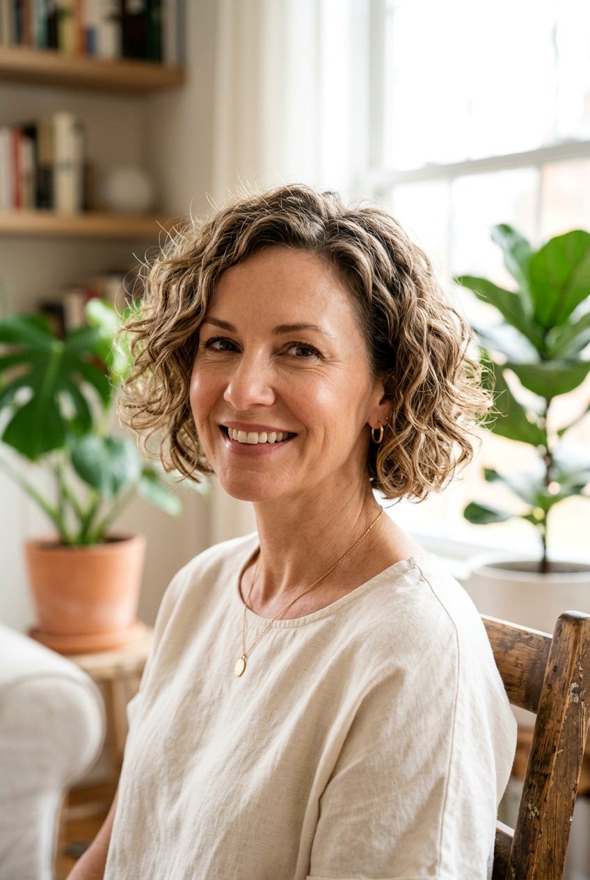 Curly Bob Haircut For Fine Hair Over 40 - 20 curly haircut for women over 40 - 20 curly haircut for women over 40