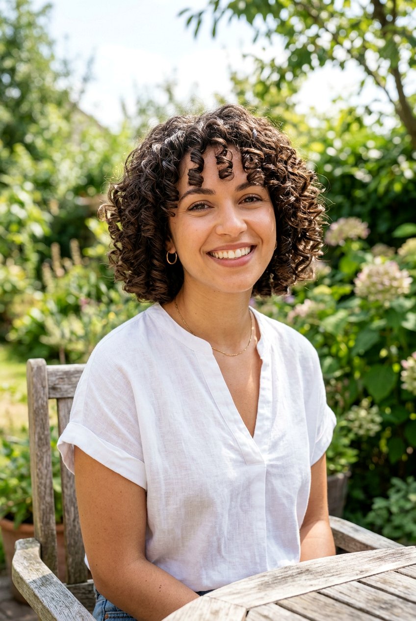 Curly Bob Haircut For Summer - 20 summer hairstyles for curly hair - 20 summer hairstyles for curly hair