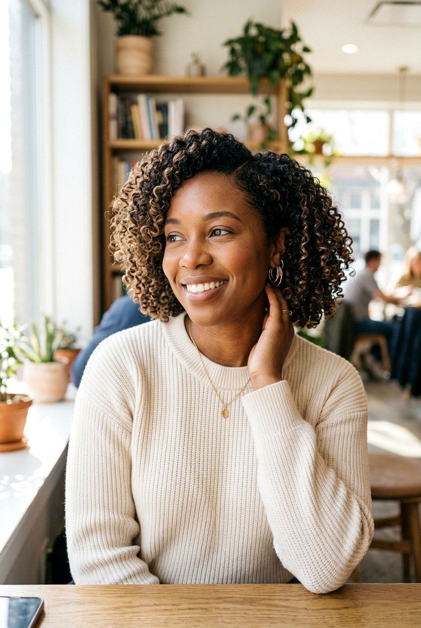 Curly Bob Mom Haircut - 20 chic mom haircut - 20 chic mom haircut