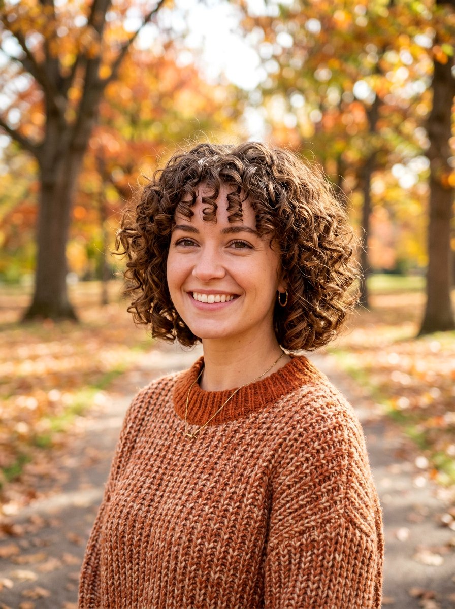 Curly Bob With Bangs - 20 easy curly bob styling ideas - 20 easy curly bob styling ideas