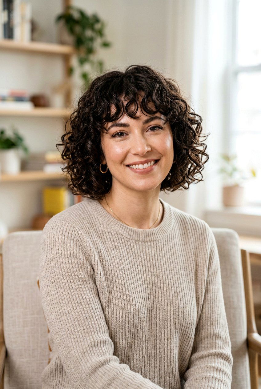 Curly Bob With Bangs - 20 curly hairstyles for women - 20 curly hairstyles for women