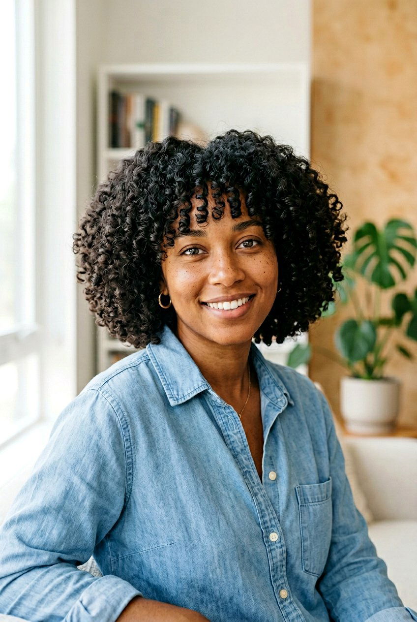 Curly Bob With Bangs For Thick Hair - 20 curly bob for thick curly hair - 20 curly bob for thick curly hair
