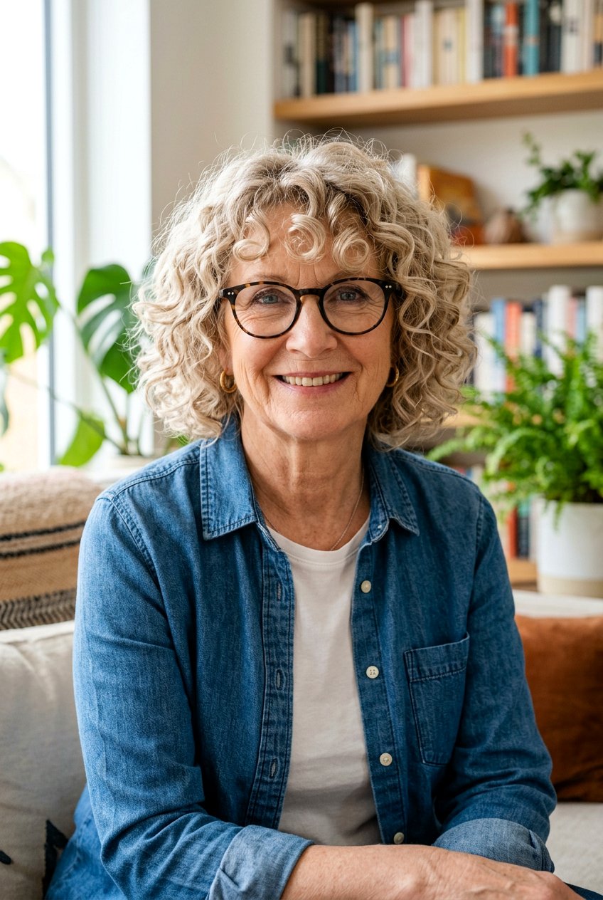 Curly Bob With Bangs - 20 curly bob for mature women - 20 curly bob for mature women