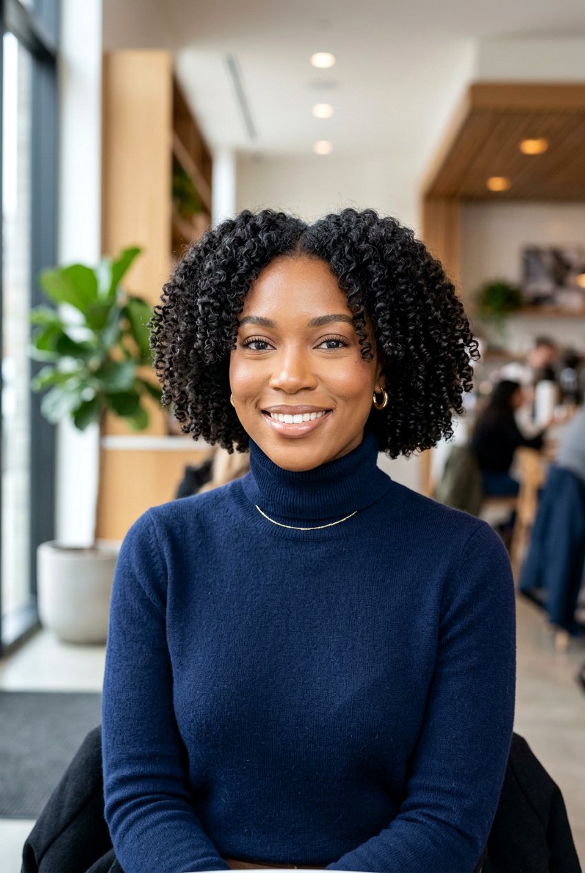 Curly Bob With Blunt Ends - 20 curly hairstyle for college girls - 20 curly hairstyle for college girls