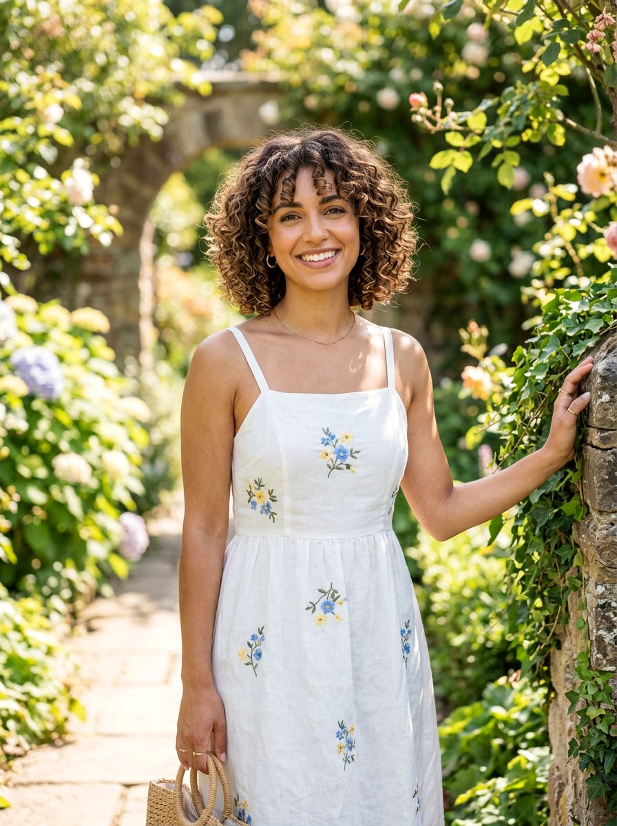 Curly Bob With Curtain Bangs - 20 cute curly hairstyle ideas for women - 20 cute curly hairstyle ideas for women