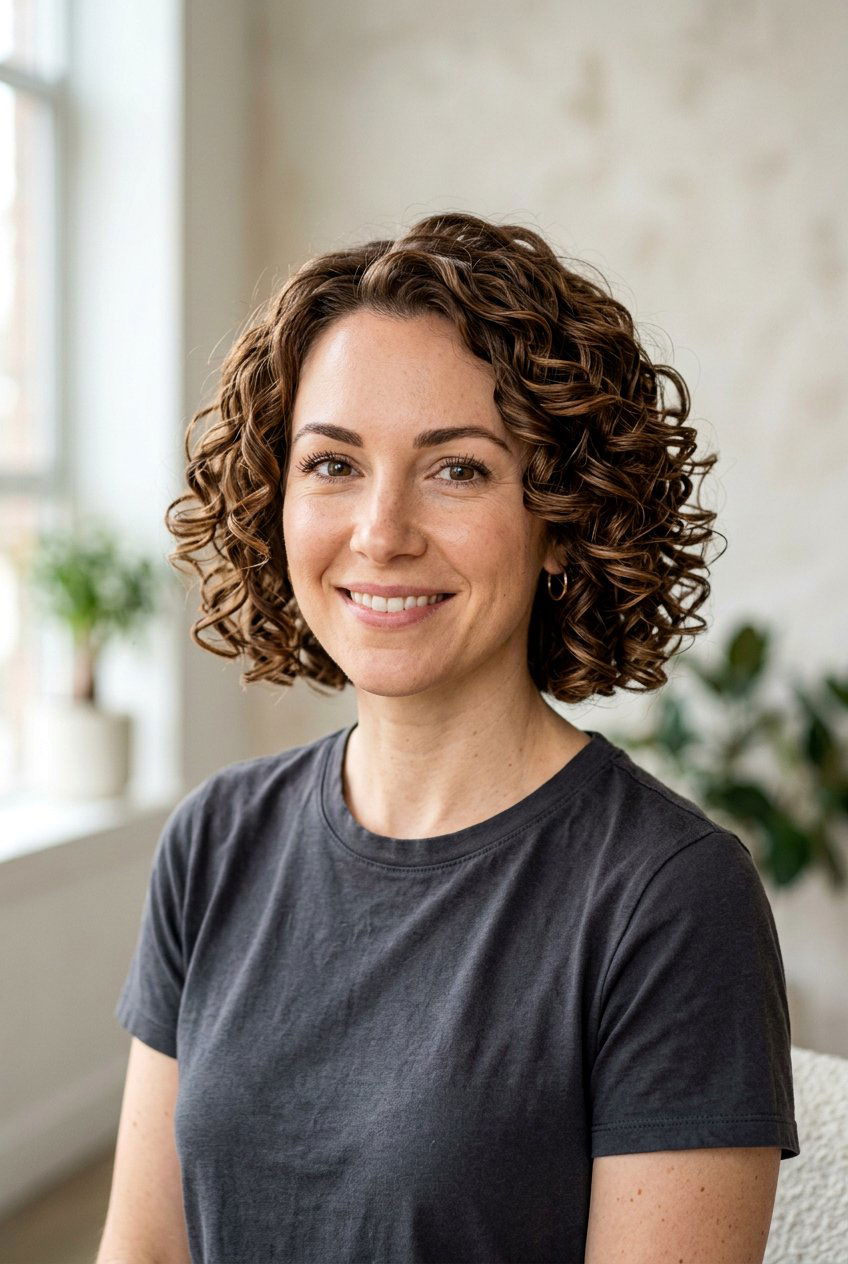 Curly Bob With Defined Ringlets For Fine Hair - 20 curly bob for fine curly hair - 20 curly bob for fine curly hair