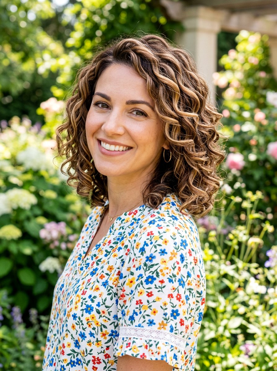 Curly Bob With Highlights - 20 easy curly bob styling ideas