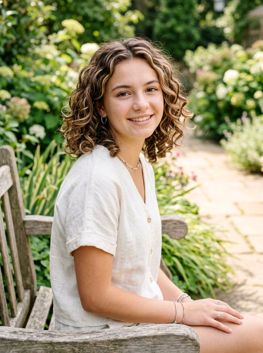 Curly Bob With Highlights - 20 teen girls curly bob haircut - 20 teen girls curly bob haircut