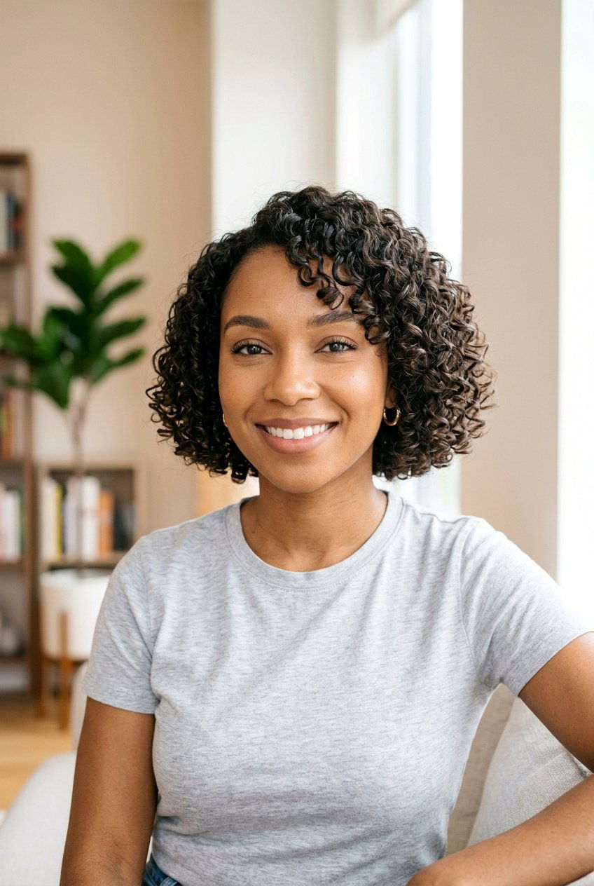 Curly Bob With Minimal Layers For Fine Hair - 20 curly bob for fine curly hair - 20 curly bob for fine curly hair