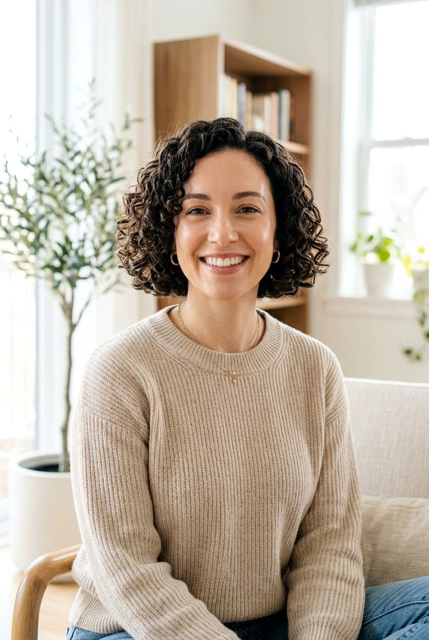 Curly Bob With Minimal Layers - 20 low maintenance haircut for curly fine hair - 20 low maintenance haircut for curly fine hair