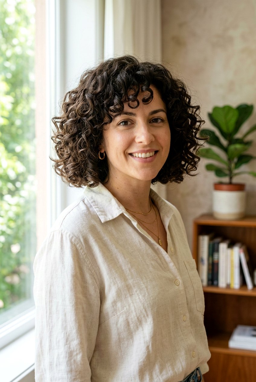 Curly Bob With Natural Volume For Thick Hair - 20 curly bob for thick curly hair - 20 curly bob for thick curly hair