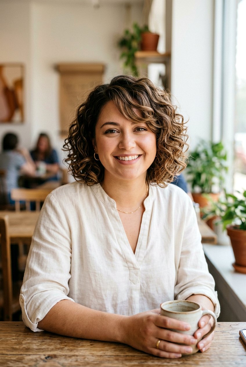 Curly Bob With Side Bangs For Round Face - 20 curly bob for round face women - 20 curly bob for round face women