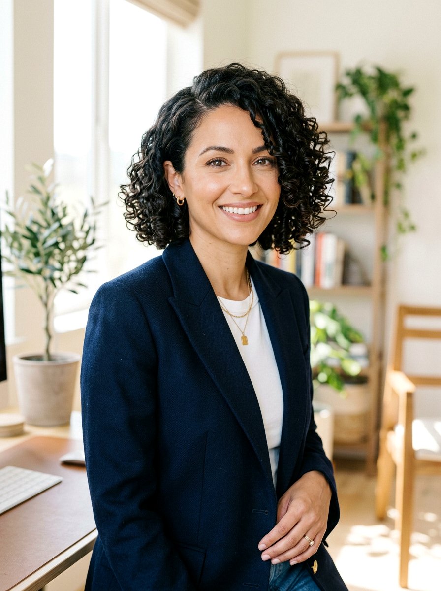 Curly Bob With Side Part - 20 interview hairstyle for curly natural hair - 20 interview hairstyle for curly natural hair