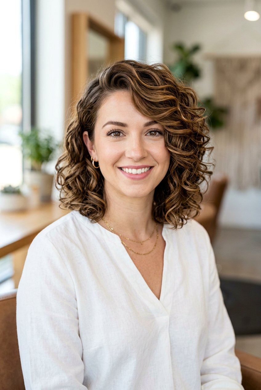 Curly Bob With Side Part For Fine Hair - 20 curly bob for fine curly hair - 20 curly bob for fine curly hair