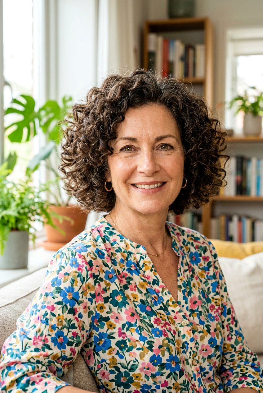 Curly Bob With Volume - 20 old money bob for mature women - 20 old money bob for mature women