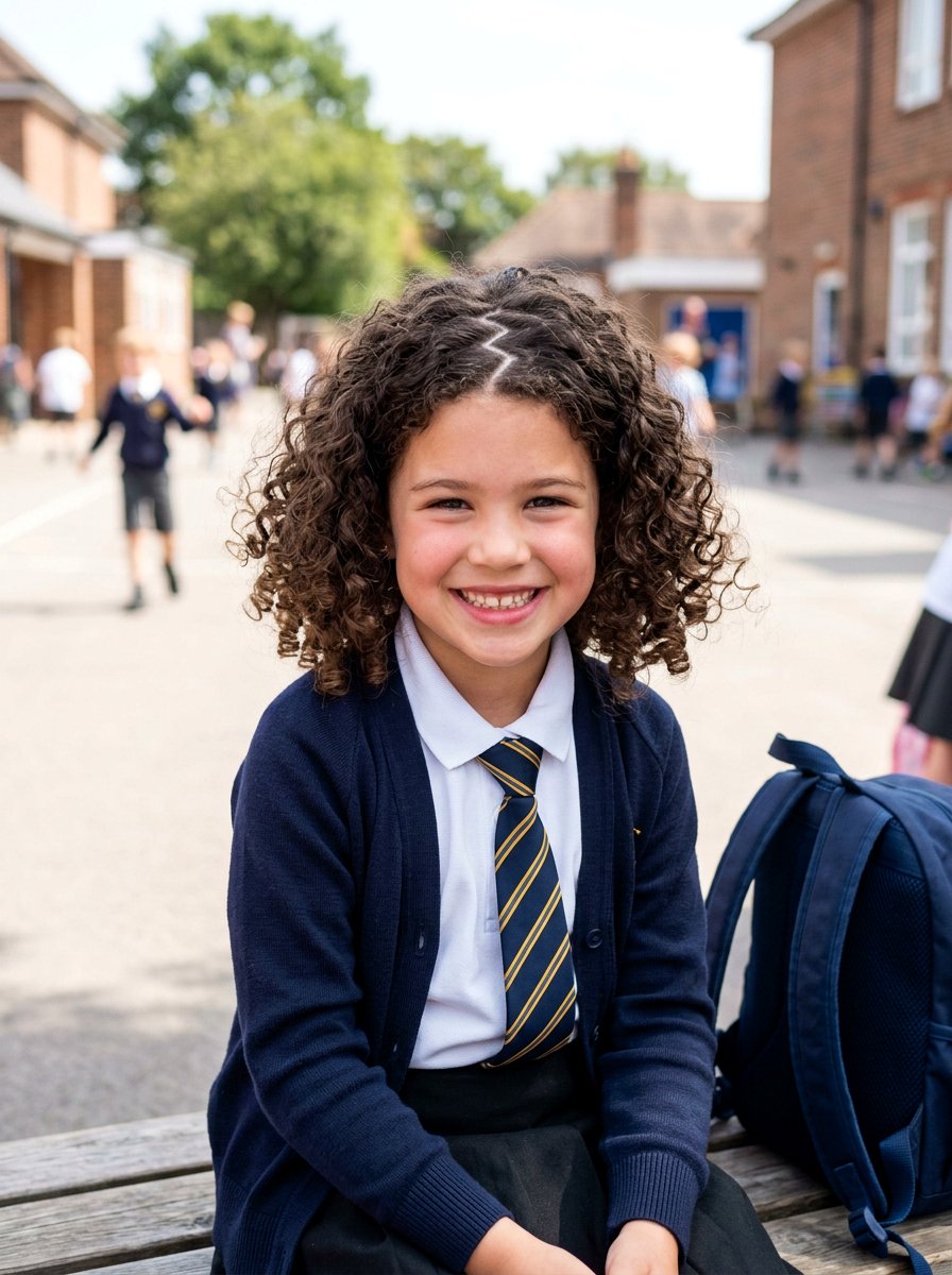 Curly Bob With Zigzag Part - 20 quick school hairstyle for short curly hair - 20 quick school hairstyle for short curly hair