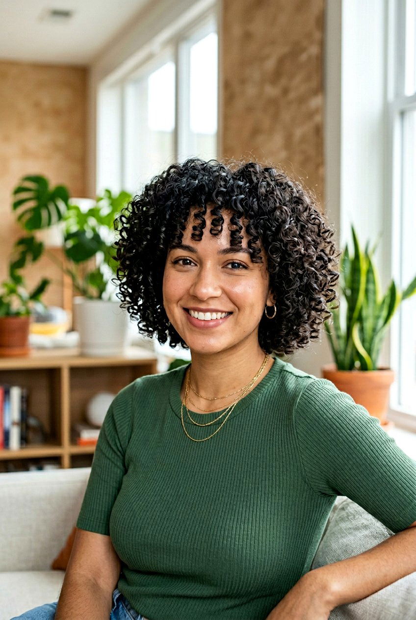 Curly Bob for Frizzy Hair - 20 haircuts for dry frizzy hair - 20 haircuts for dry frizzy hair