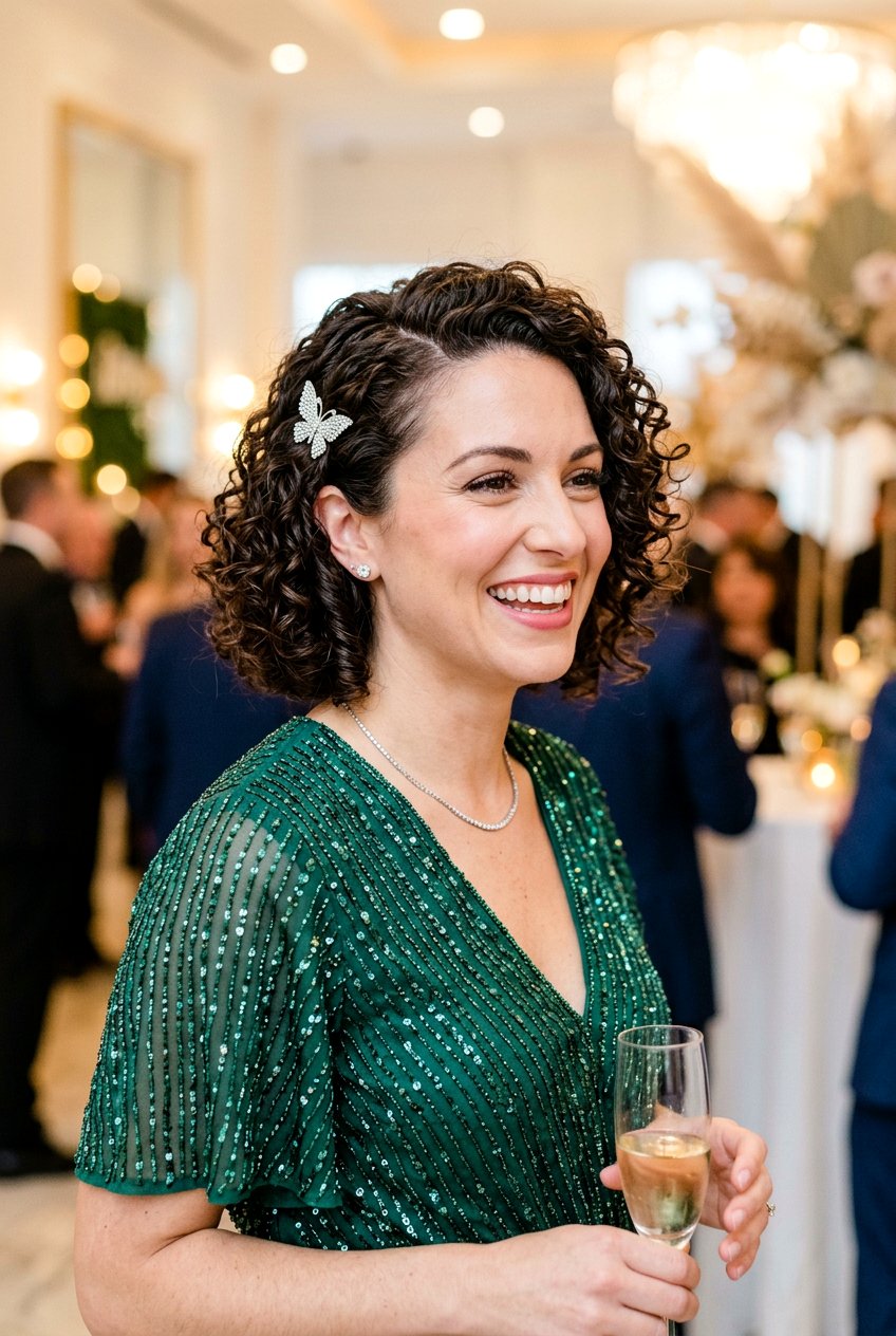 Curly Bob with Side Part - 20 sweet 16 hairstyles - 20 sweet 16 hairstyles