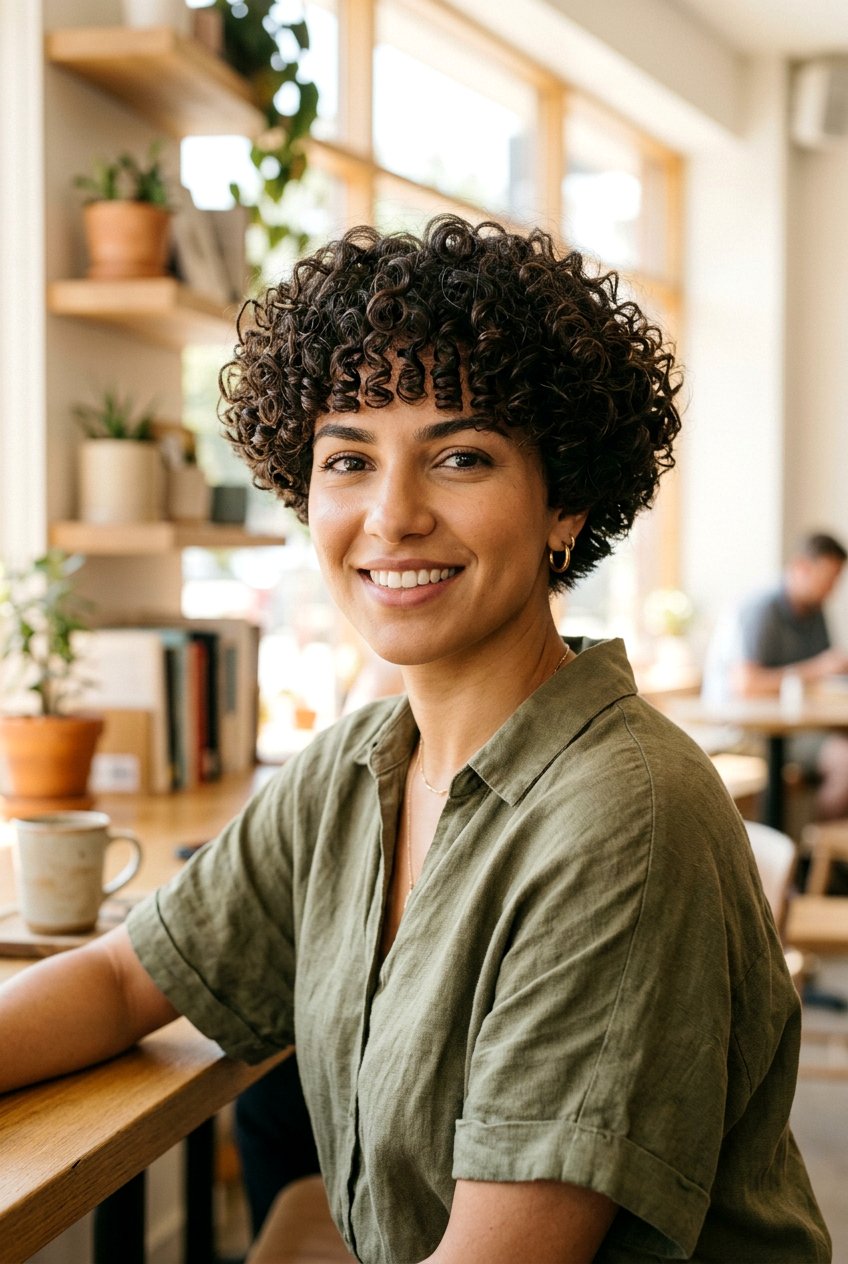 Curly Bowl Cut For Women - 20 bowl cut haircut for women - 20 bowl cut haircut for women