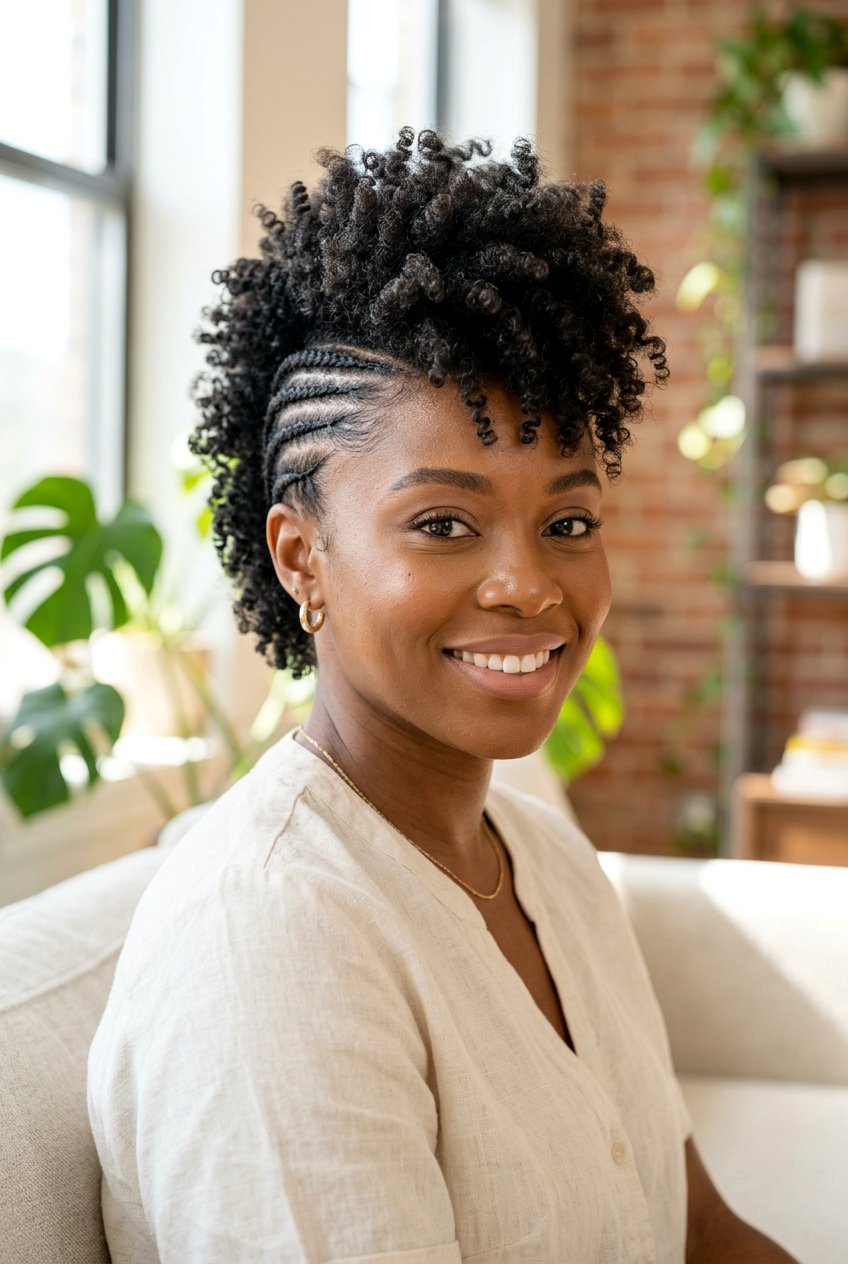 Curly Braided Mohawk For Women - 20 braided mohawk hairstyle for women - 20 braided mohawk hairstyle for women